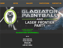Tablet Screenshot of laserfrontier.ca